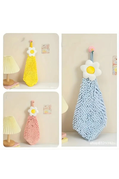 TEMU Mercan Kadife Hızlı Kuruyan 3lü Parmak Havlusu