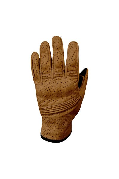 The Biker Jeans Miami Yellow Protected Motorcycle Leather Gloves