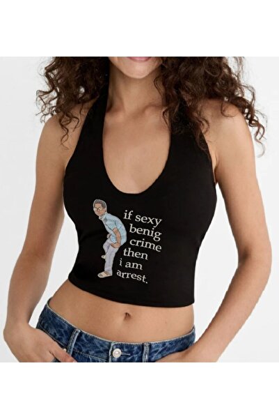 MAYDAY CULTURE Siyah Kelebek Pinterest Boydan Bağlamalı Y2K Likralı Dar Crop ...