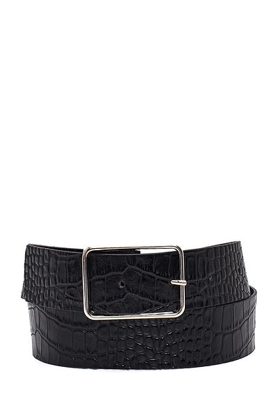 Paçuli Moda Square Buckle Belt