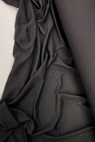 Mustore Linen Fabric - Organic Fabric - Curtain Fabric - Thin Linen - Fabric Cover for Clothes Black 27