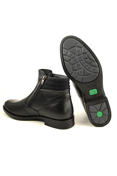 Forelli 31664-G Чорні чоловічі повсякденні черевики з натуральної шкіри