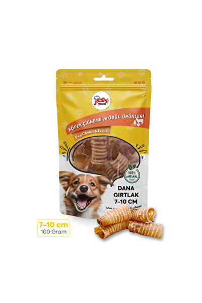 Patim Gurme Dana Gırtlak 7-10cm 100 Gram %100 Doğal Köpek Ödül Maması