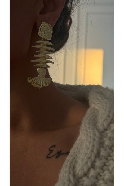 Vi store Marka Model Balık Küpe