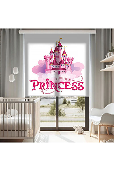 AD Home Κουρτίνα με στάμπα Princess' Castle - Κουρτίνα ηλιοπροστασίας - Κουρτ...