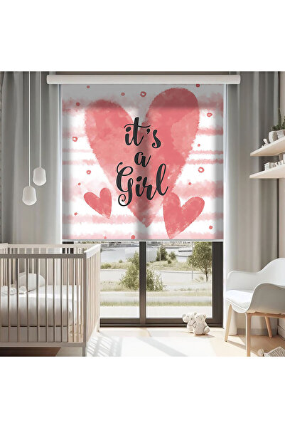 AD Home Κουρτίνα με στάμπα Heart Girl - Κουρτίνα με στάμπα για τον ήλιο - Κου...