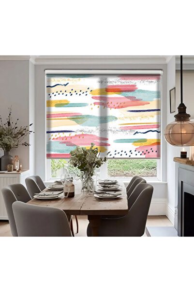 AD Home Κουρτίνα σκίασης με εκτύπωση Color Spray - Κουρτίνα σκίασης με εκτύπω...