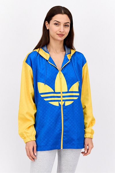 adidas Women Sportswear Fit Long Sleeve Training Jacket, Blue
