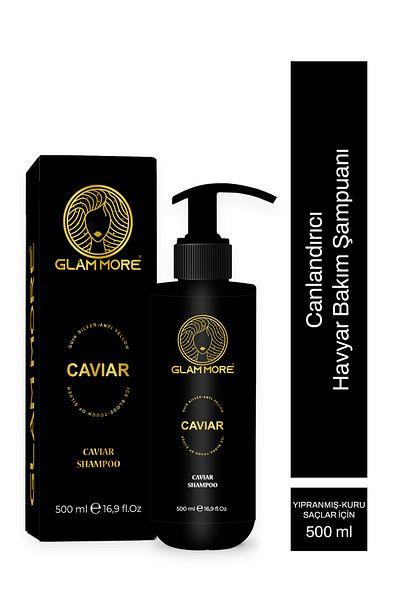 Glam More 500 ML Revitalizing Caviar Shampoo - Heavyar Shampoo