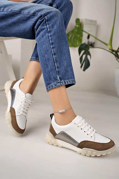 Diego Carlotti Tenis casual de damă - piele naturală DD3004