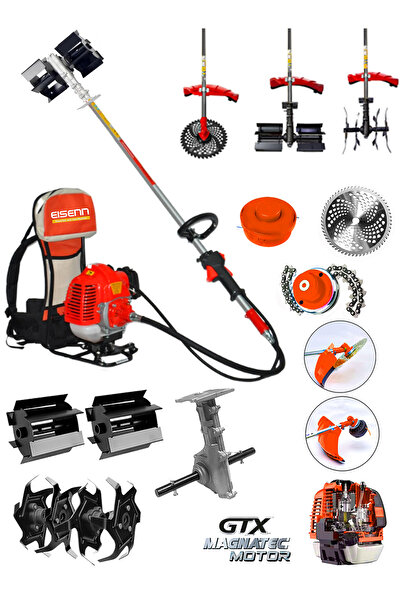 Eisenn Alman 10 In 1 Cobra Seri Arazi Seti 20 Hp Sırt Tırpan Akrobat Çapa Apa...