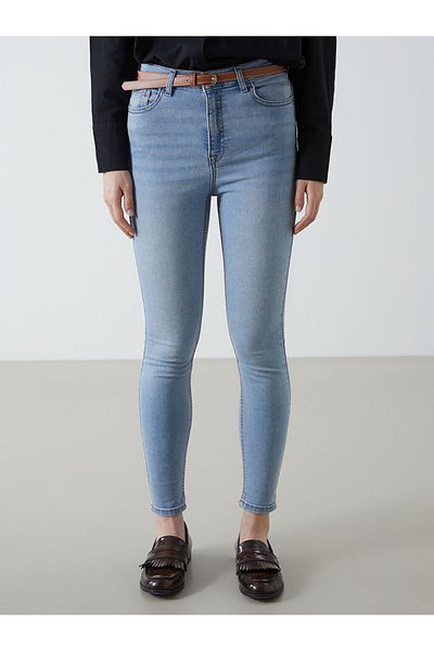 LC Waikiki New Season Jupiter Super Skinny Fit Jean Trousers with Belt - S54050Z8
