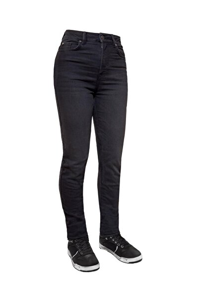 The Biker Jeans THE BİKER JEANS LUCKY BLACK CORDURA KORUMALI KADIN KOT