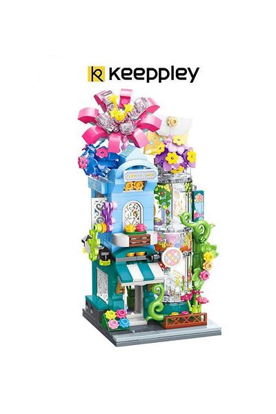 keeppley City Corner K28016 Flower House Flower House Building Blocks Toy Set