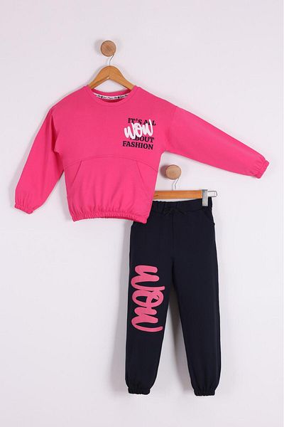 ÖRZİKİDS Sports Printed Seasonal Tracksuit Set - 2 Strings, 7/10 Years