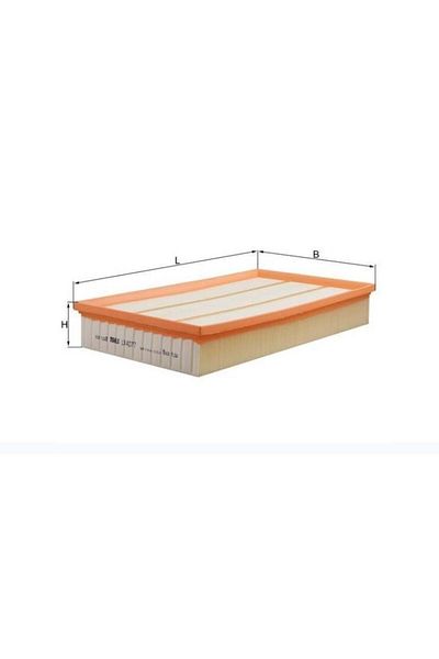 Naspar Air Filter Passat - Tiguan - Arteon Cuaa Part No: Mhl Lx4077