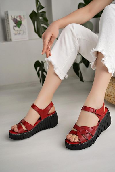 Diego Carlotti Genuine Leather Women's Daily Sandals DD3015