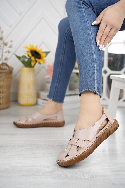 Diego Carlotti Hakiki Deri Kadın Günlük Sandalet DD3030