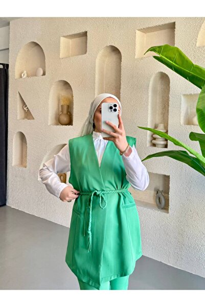 NHMODA Belted Modern 3-Piece Hijab Set