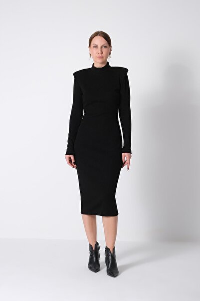 EXPLOSION Boğazlı Triko Elbise