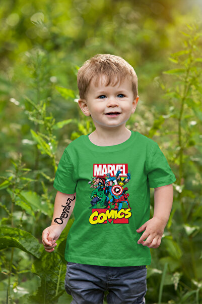 oneagılyazı Marvel Štampano Dete Oversize kroj T-shirt