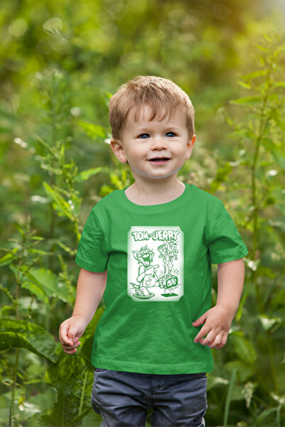 oneagılyazı Tricou supradimensionat pentru copii cu imprimeu Tom și Jerry
