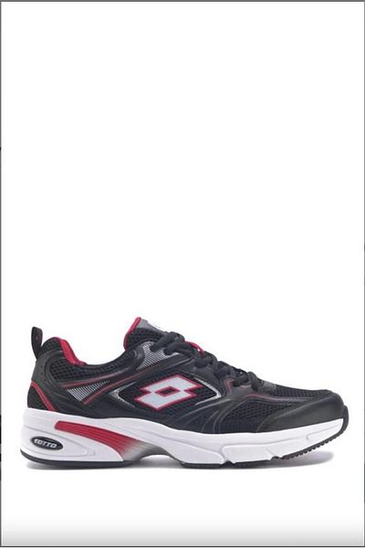 Lotto 101260567   Athens 3Fx Black-Red Men's Sneakers