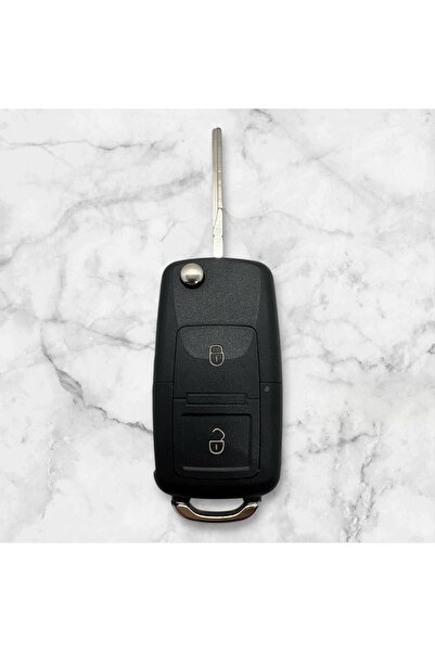 LUXE AKSESUAR Θήκη τηλεχειριστηρίου 2 κουμπιών για Volkswagen Golf Polo Jetta...