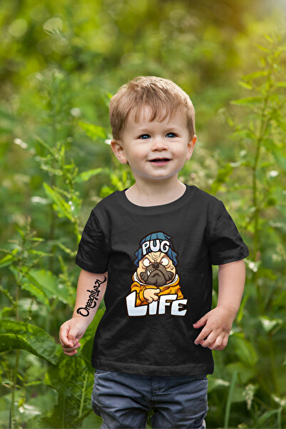 oneagılyazı Детска тениска с уголемен с принт на куче