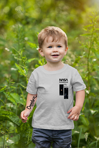 oneagılyazı Детска тениска с уголемен и с принт NASA