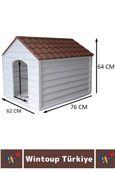 Wintoup Premium Demonte Sağlıklı Polipreplen Malzeme Kolay Kurum Pet Evcil Hayvan Bahçe Köpek Kulübesi