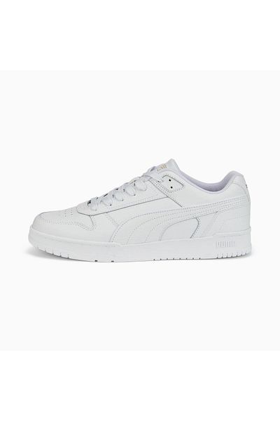 Puma 386373 02 Rbd Game Low Ανδρικά αθλητικά παπούτσια σε λευκό-χρυσό