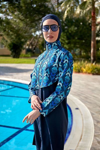 Remsa Mayo R103 Generation - Πλήρες μαγιό Hijab με αλεξίπτωτο με μπροστινό κάλυμμα