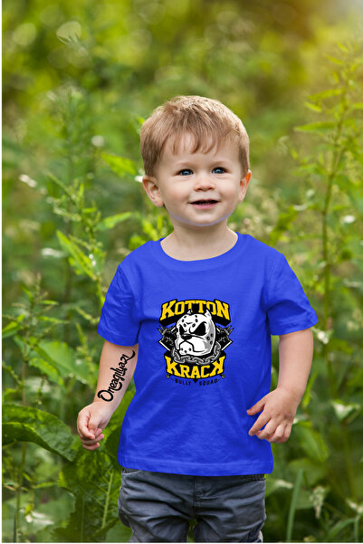 oneagılyazı Детска тениска с уголемен с принт на куче