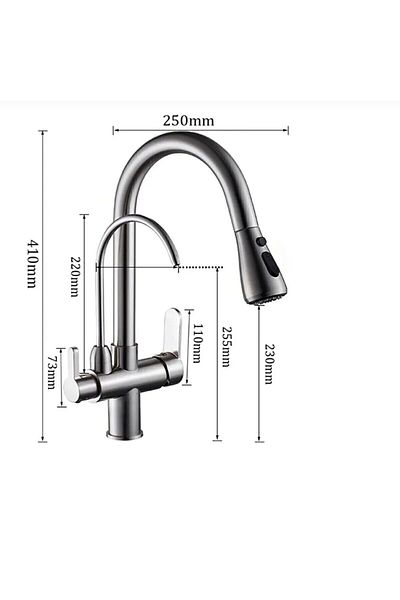 FLEKO Purified Spiral Kitchen Faucet