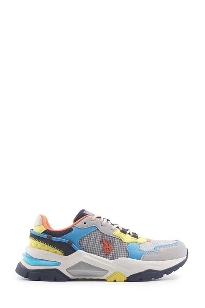 U.S. Polo Assn. U.S. Polo Vincent FX Men's Sneakers - Grey, Blue, Yellow