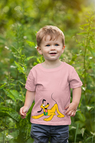 oneagılyazı Детска тениска с уголемен с принт на куче