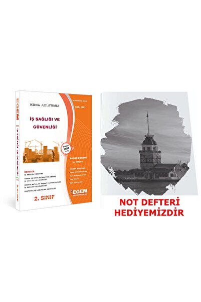 Egem Eğitim Yayınları Aöf İş Sağlığı Ve Güvenliği 2 Sınıf 4 Dönem ( Bahar Dön...