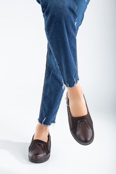 The Dortex Shoes Orthopedic Flexible Genuine Leather Women's Shoes - Inside and Outside