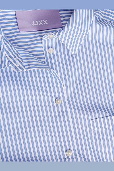 Jack & Jones Cămașă de bază oversize din poplin pentru femei - Jamie