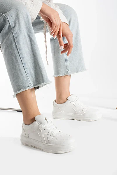 İNFİNİTE White Women's Sneaker Casual Shoes