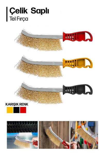 Beyazıt Plastic Handle Wire Brush