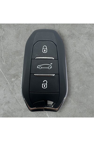 LUXE AKSESUAR Peugeot Smart 208-508-3008-5008 Κέλυφος τηλεχειριστηρίου 3 κουμ...