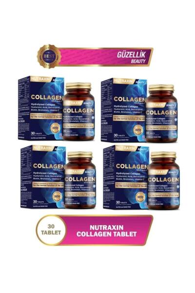Nutraxin Hidrolize Kolajen 30 Tablet 4 Adet
