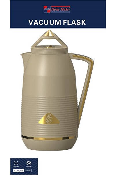 AVCI HOME MAKER 1.0 LITRE VACUUM FLASK - LIGHT BROWN
