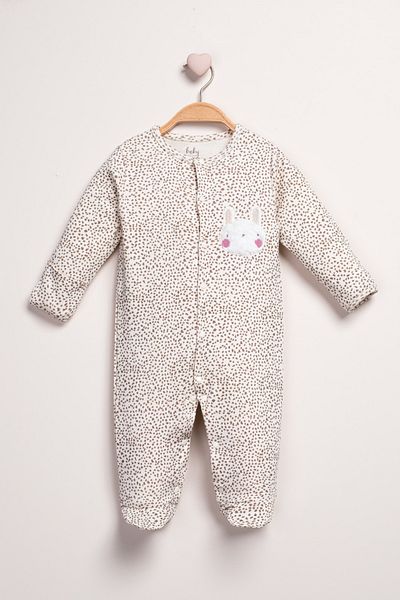 Baby Fou Jumpsuit with Gloves and Booties