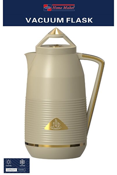 AVCI HOME MAKER 1.0 LITRE VACUUM FLASK - MILKY BROWN