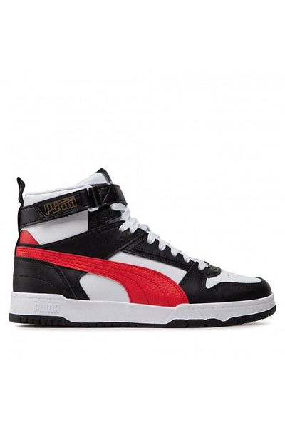 Puma 385839 05 Rbd Game - Pantofi de baschet pentru femei alb negru roșu