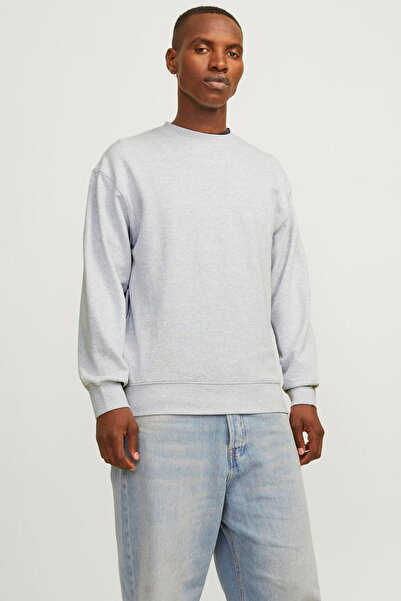 Jack & Jones SWEATSHIRT alb melange pentru bărbați Cod model: 12257853