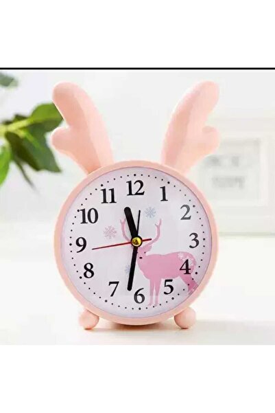 mr shopping MR Çalar Saat Sevimli Geyik Şekli Sessiz Doğru Zamanlama Saat Öze...